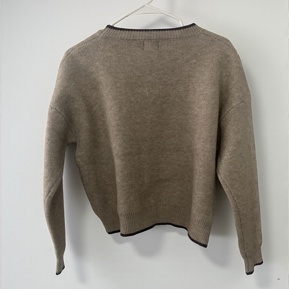 Luna Ivy Horse Intarsia Knit sweater Small Western Equestrian Cottagecore - Picture 2 of 6